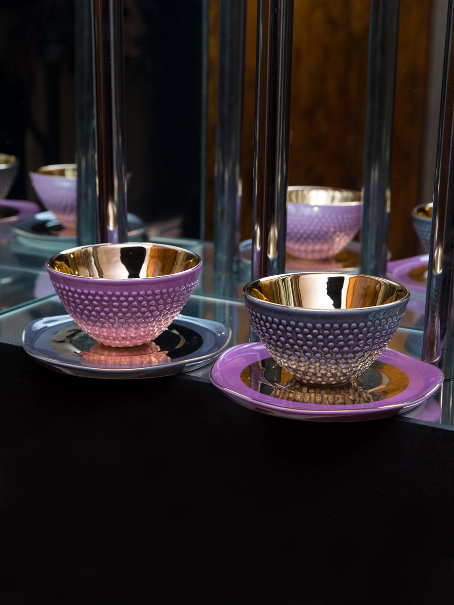 Tea Cup & Saucer 'Rilievo' set of 2