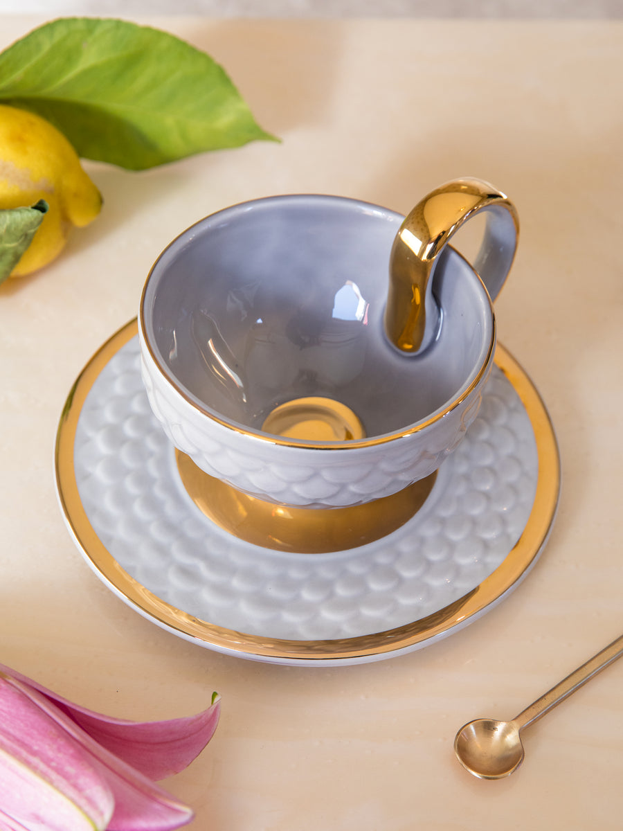 Tea Cup 'Scaglie' set of 2