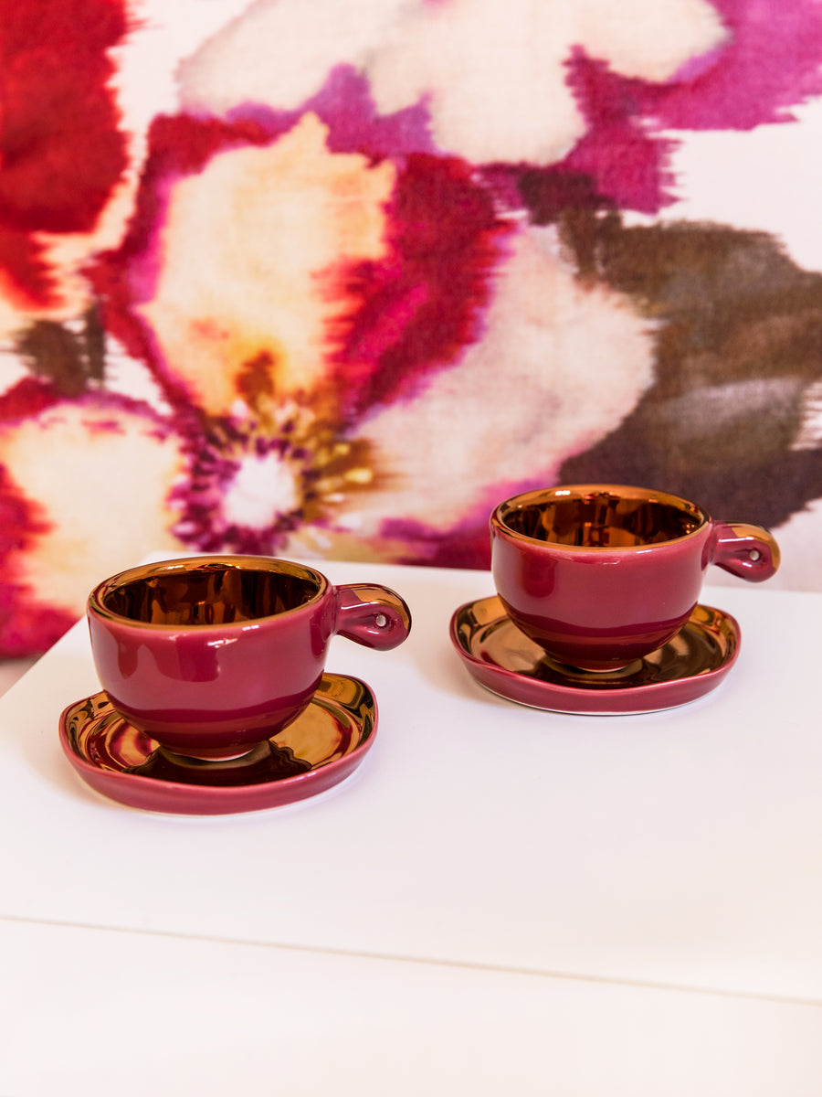 Espresso Cup 'Fiore' set of 2